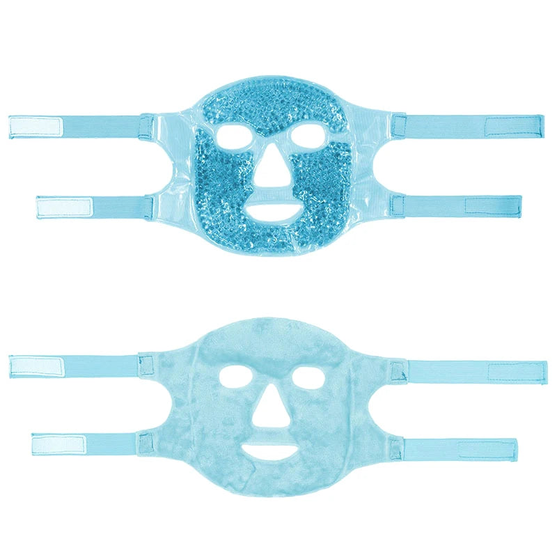 Ice Hot Cold Eye Mask Facial Mask Hot Cold Compress Pack Gel Beads Cold Ice Pack Face Eye Mask Compress Sleeping SPA Beauty Care