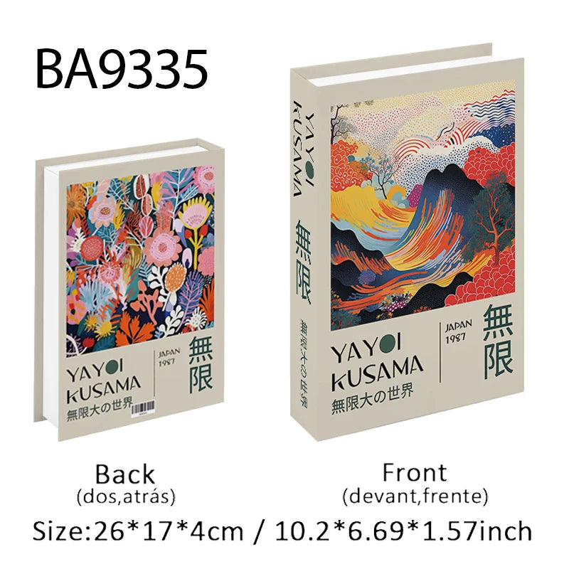 Bauhaus Decorative Books Open Luxury Fake Book Storage Box Home Decor Matisse Boho Monet Coffee Table Shelf Interior Decoration