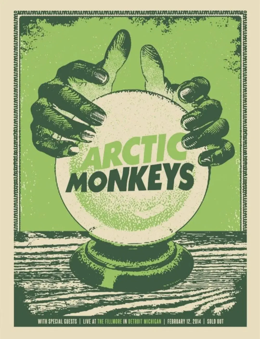 Vintage Arctic Monkeys Rock Band Music Cover Series Art Poster Canvas Painting Wall Print Living Room Home Decor