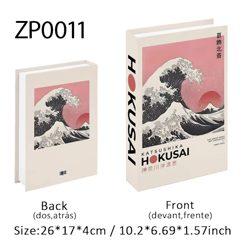 Bauhaus Decorative Books Open Luxury Fake Book Storage Box Home Decor Matisse Boho Monet Coffee Table Shelf Interior Decoration