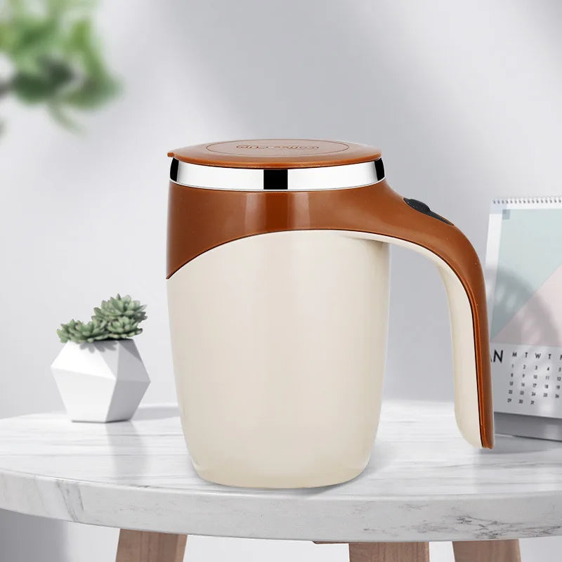 Magnetic Auto-Stir Coffee Mug