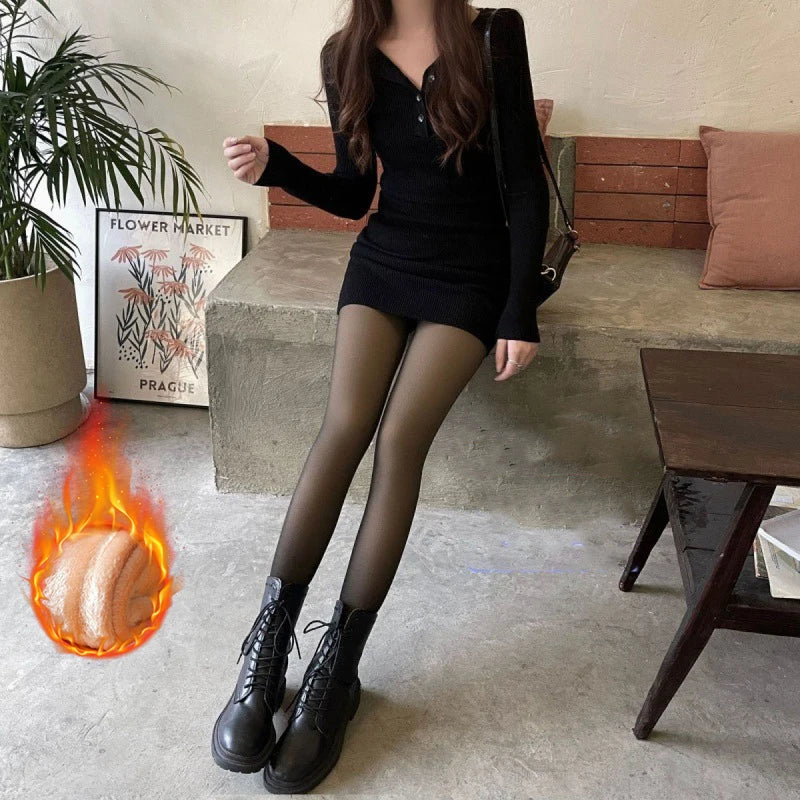Sexy Sheer Thermal Leggings