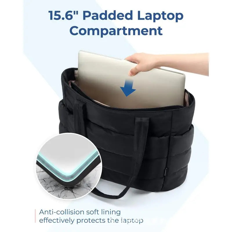 New Large Capacity Tote Bag Versatile Handbag for Women Commuting Bag Messenger Shoulder Bag Multiple Pockets Mummy Bag