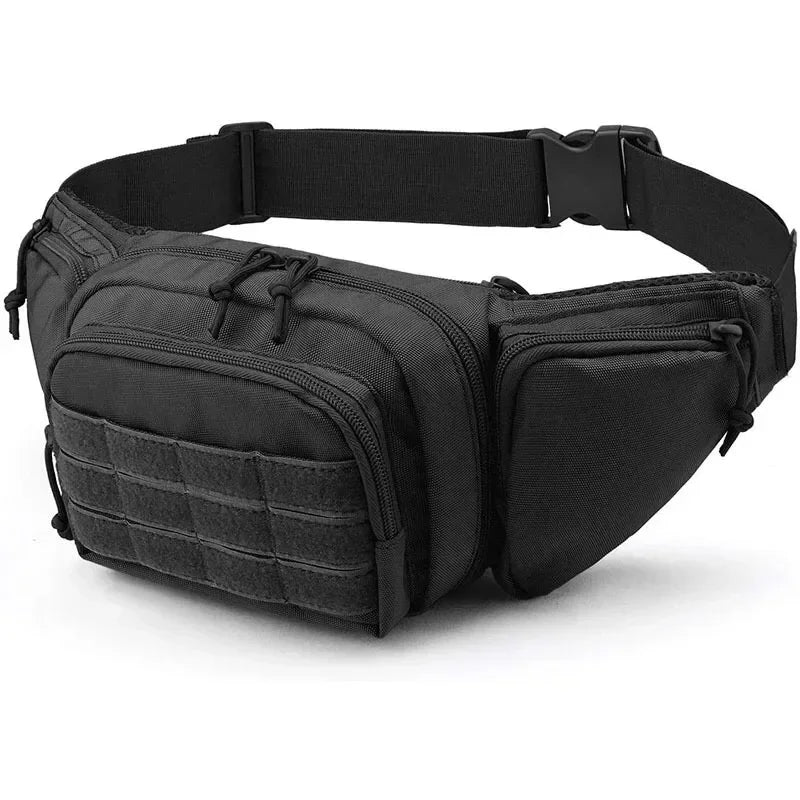 Packs for Men Nylon Shoulder Hiking Tactical Multi-function Waist Pack Fanny  Mobile Phone Bag Sports High-capacity Waist Bag