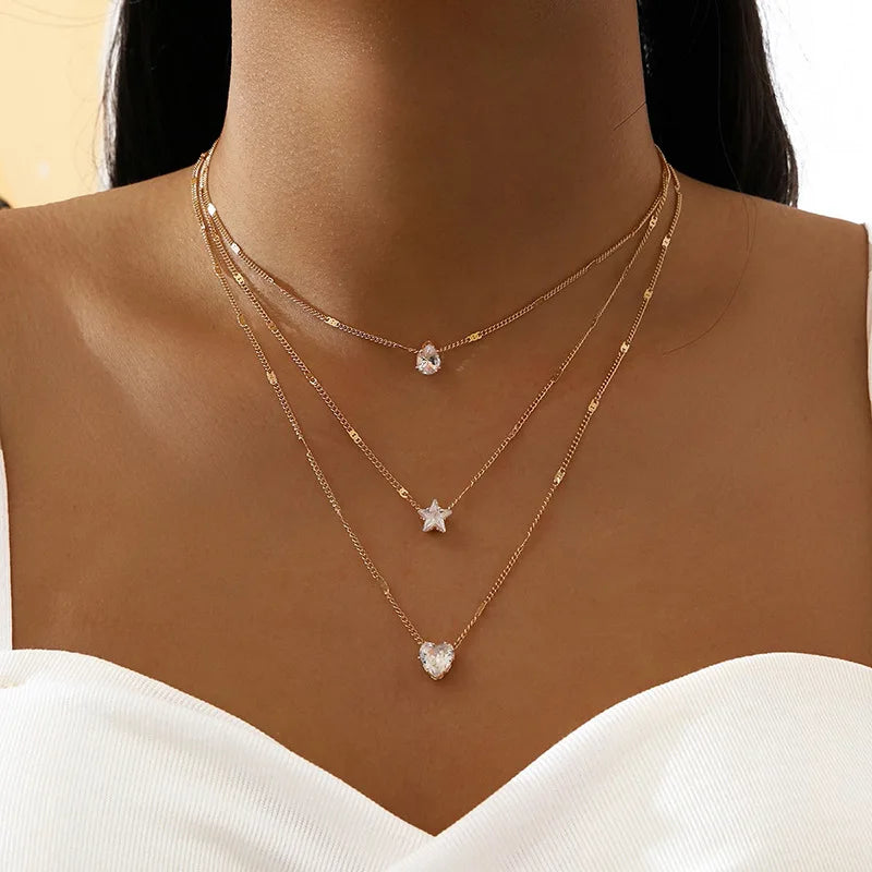 Shiny Chain Choker for Women