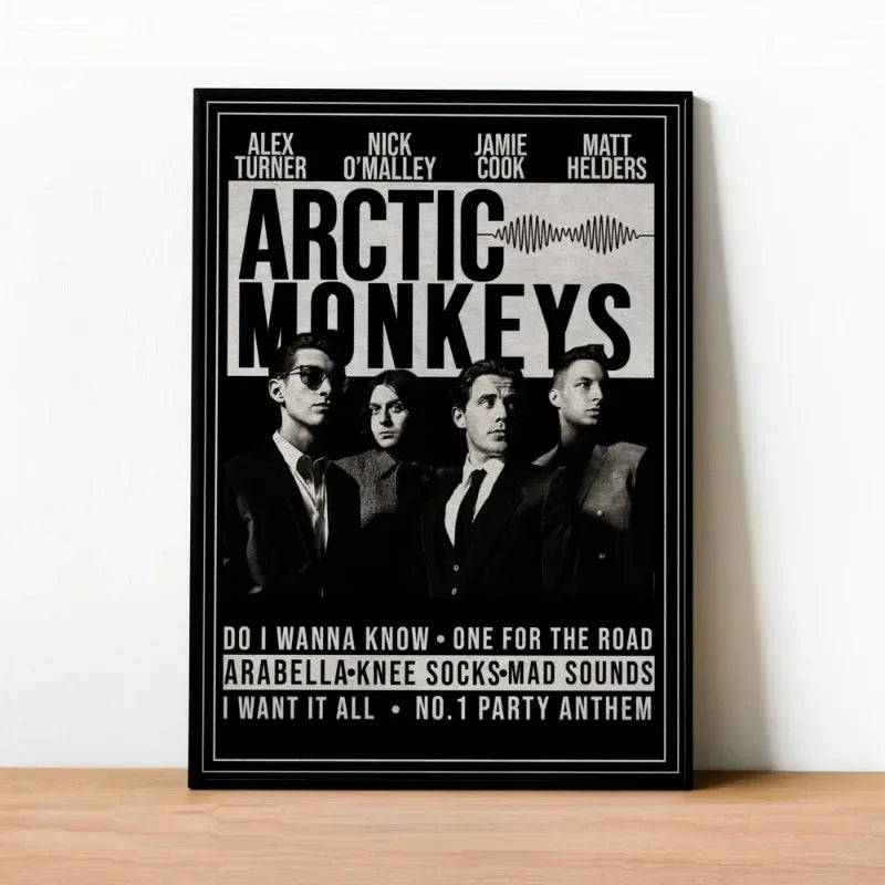 Vintage Arctic Monkeys Rock Band Music Cover Series Art Poster Canvas Painting Wall Print Living Room Home Decor