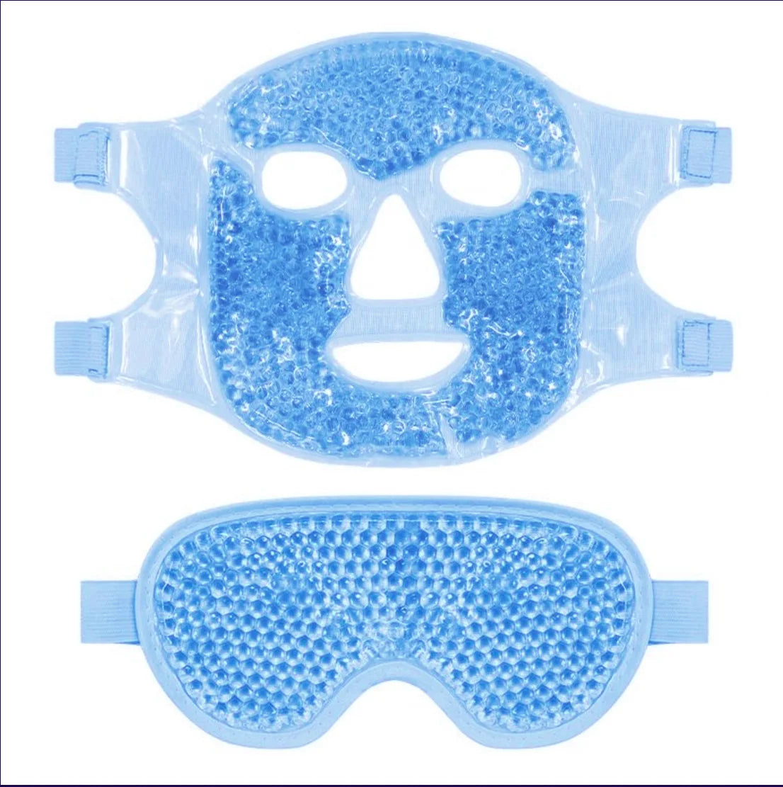 Ice Hot Cold Eye Mask Facial Mask Hot Cold Compress Pack Gel Beads Cold Ice Pack Face Eye Mask Compress Sleeping SPA Beauty Care
