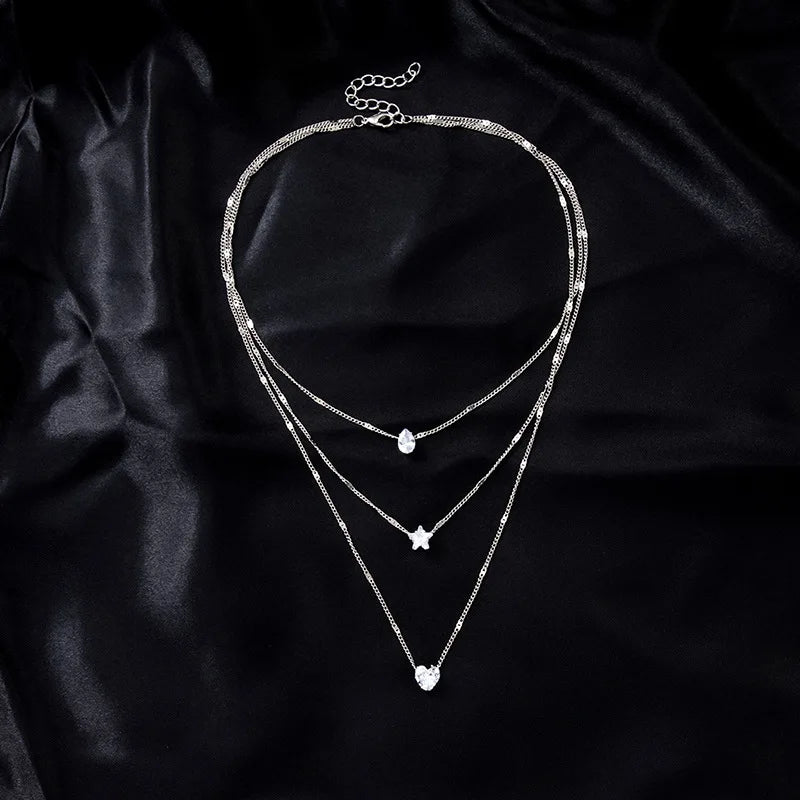 Shiny Chain Choker for Women